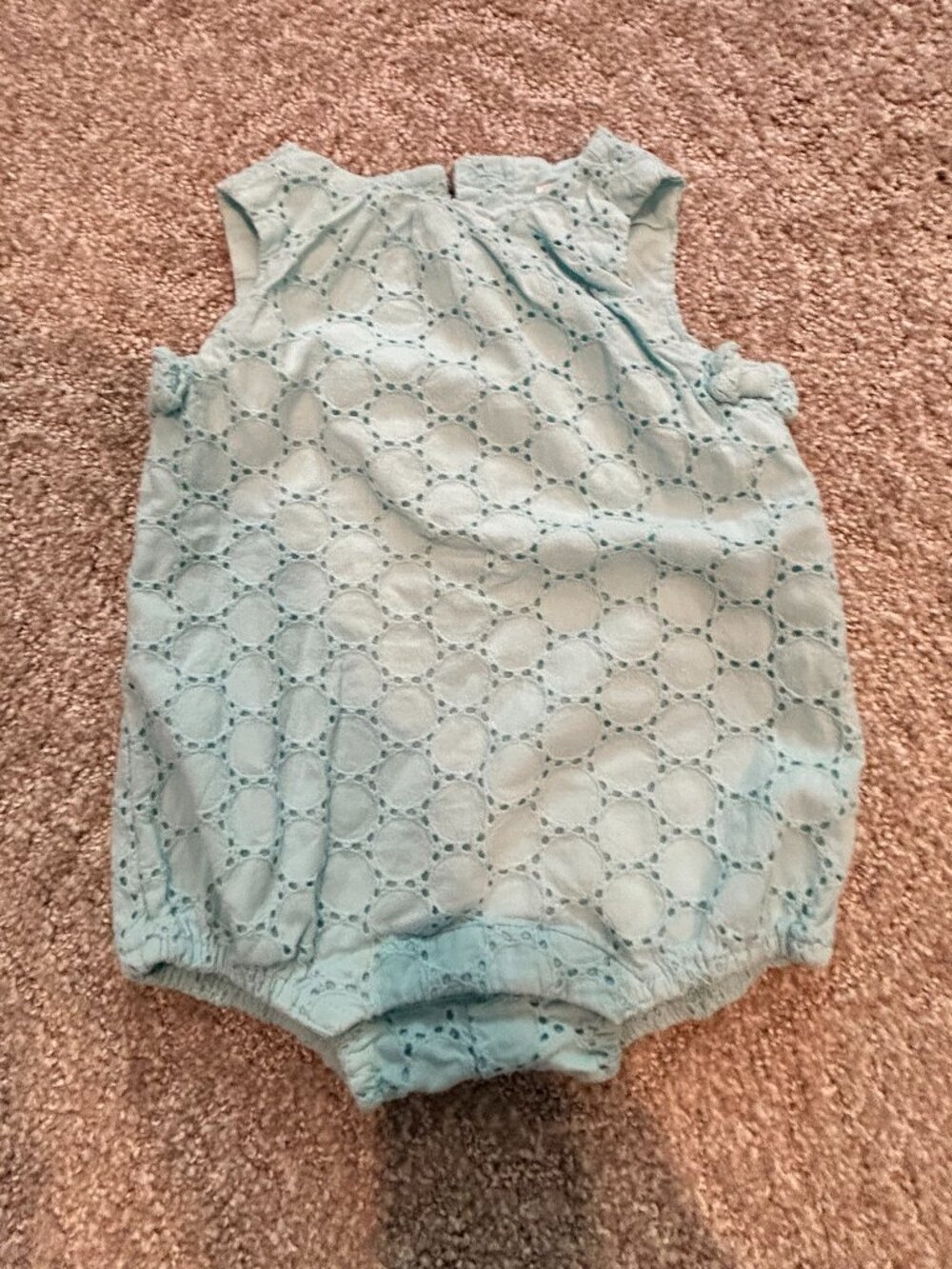 Janie and Jack, Baby Floral Eyelet Romper, Size 6-12 months